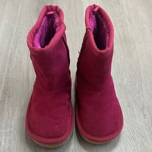 Children’s Place Pink Suede Boots girls size 7